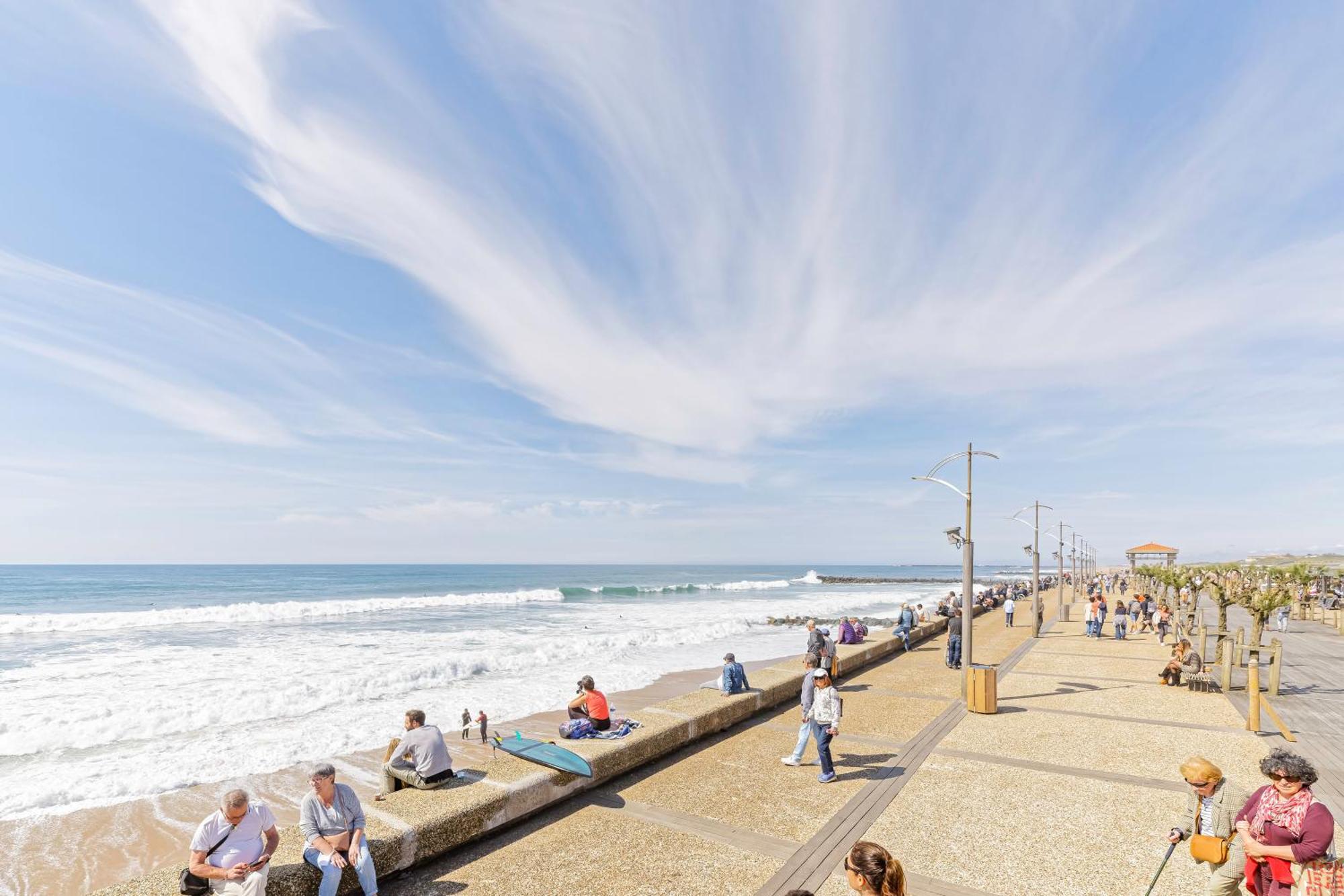 Golden Sand Anglet Biarritz - Front De Mer - Parking Privatif Gratuit Esterno foto