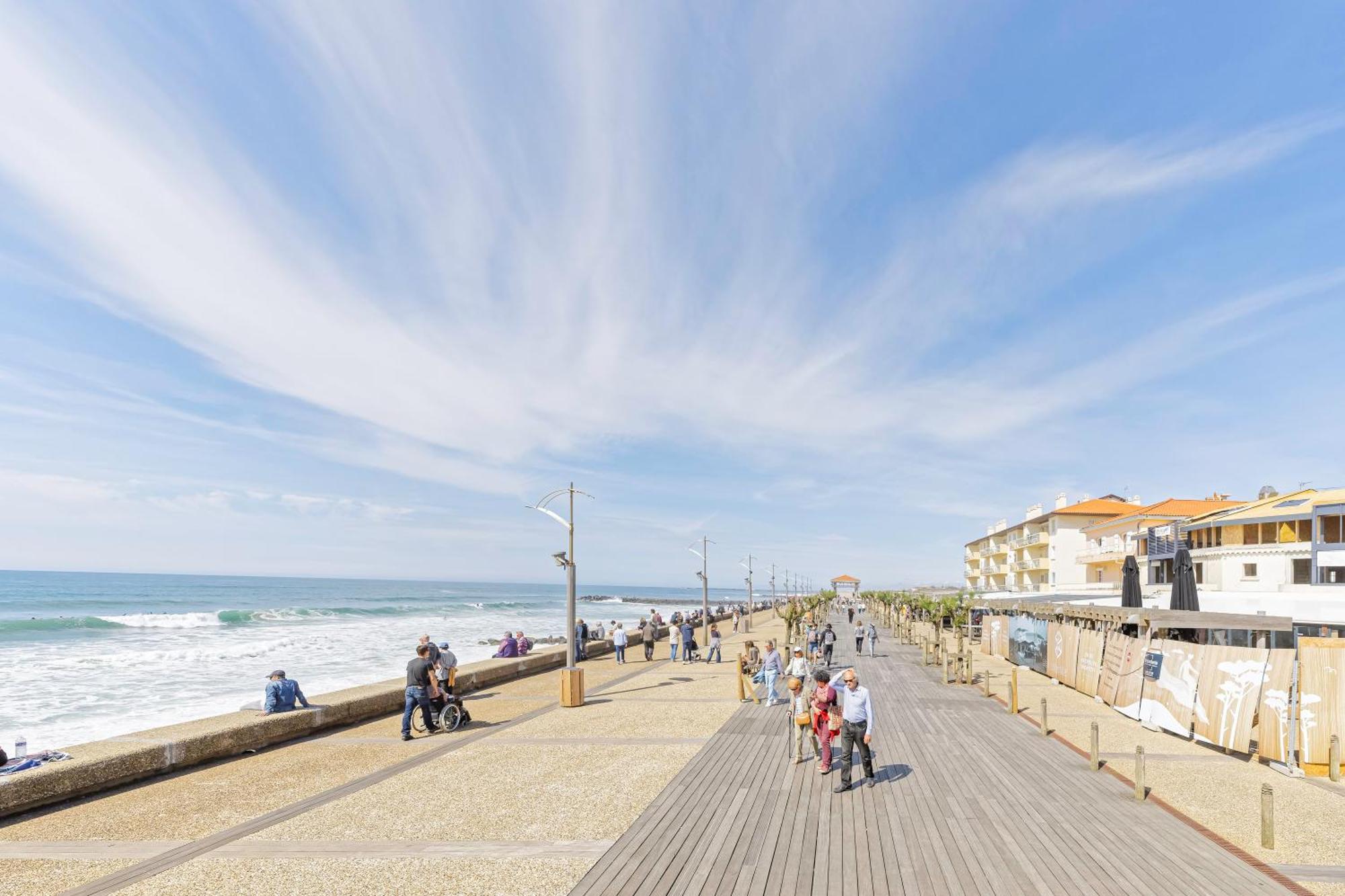 Golden Sand Anglet Biarritz - Front De Mer - Parking Privatif Gratuit Esterno foto